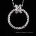 Bling Brilliant Round Fashion Hallow Cubic Zirconia Silver Jewelry